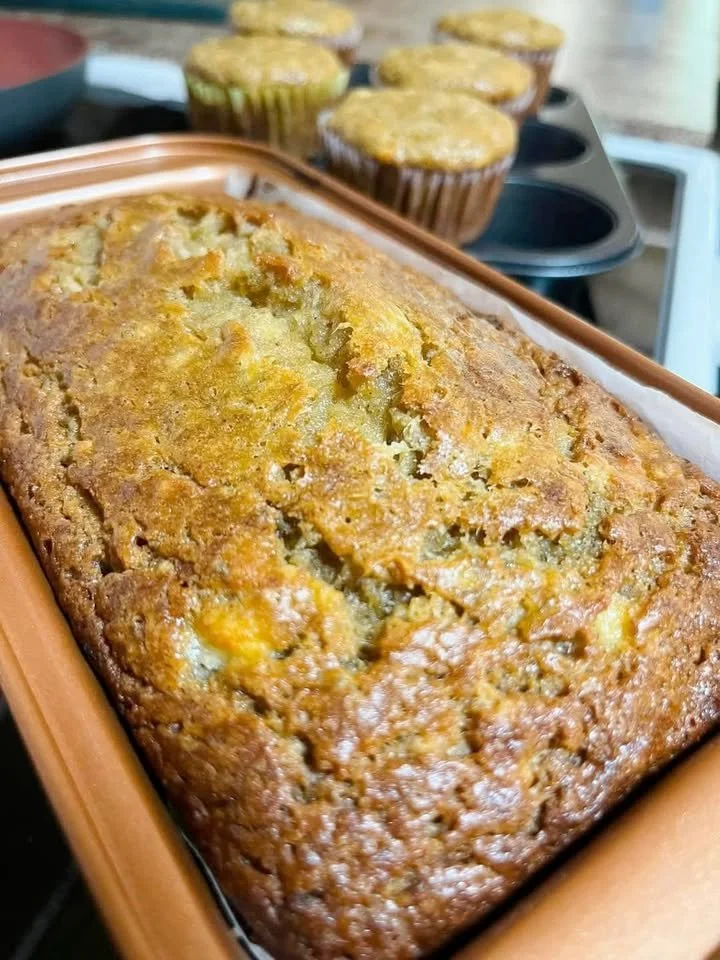 Super smeuïg bananenbrood vers uit de oven